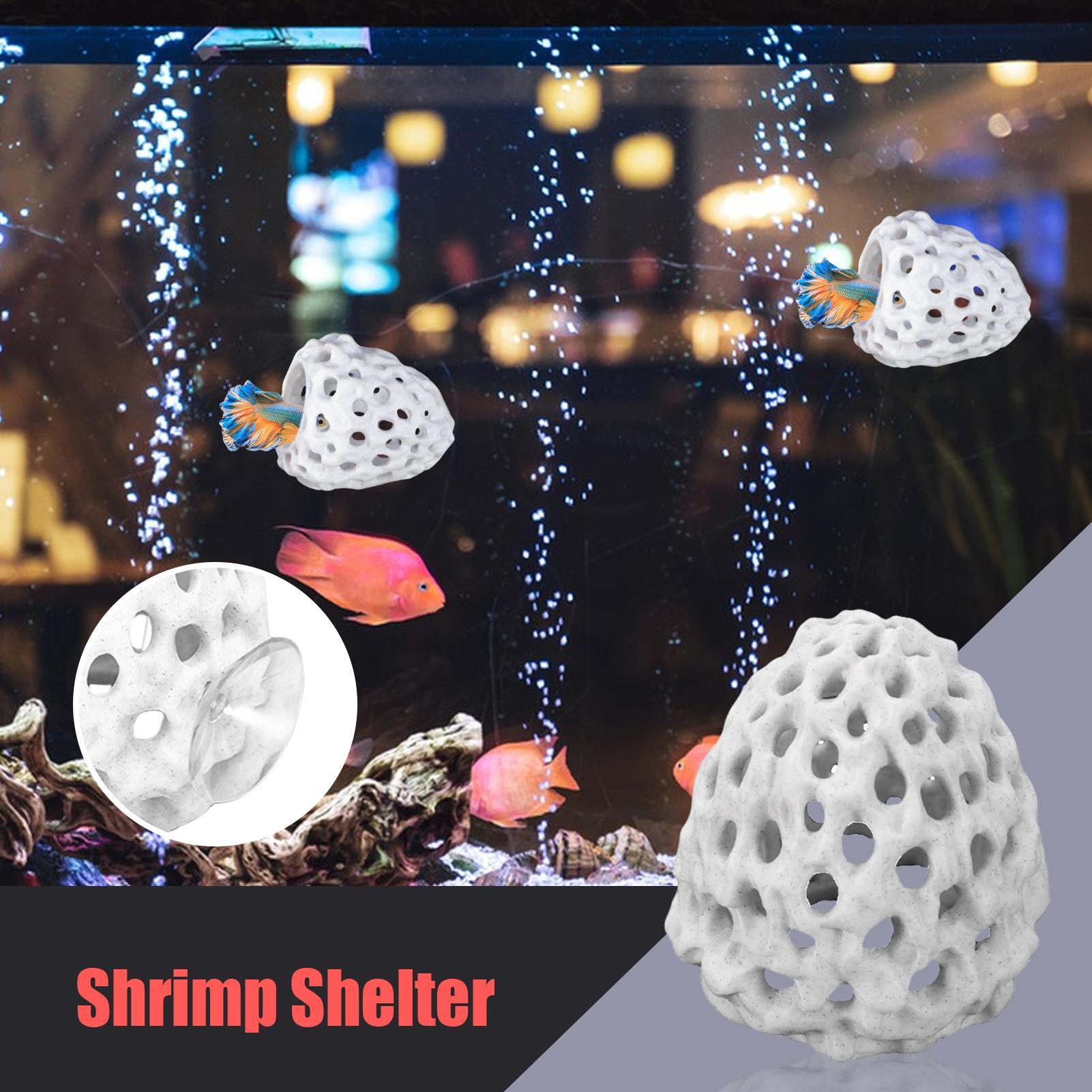 Aquarium Fish Hiding Spot - Миниатюрный пористый домик-пещера для аквариумных креветок