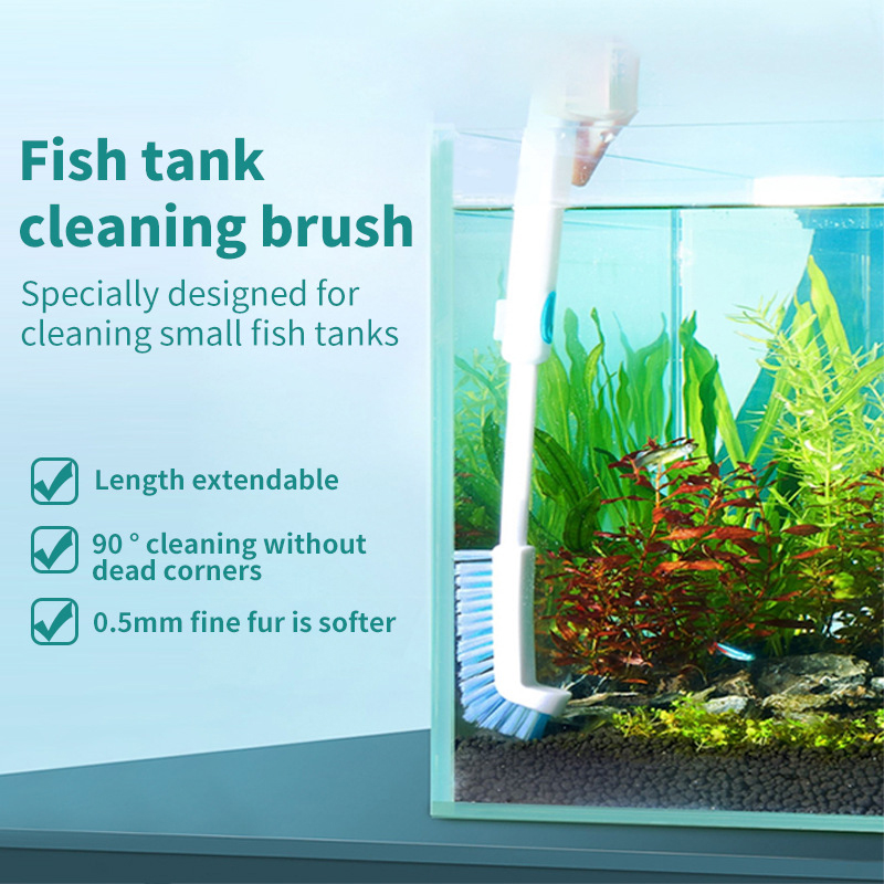 Cleaner Fish Aquarium - Щетка нейлоновая для очистки аквариумных водорослей