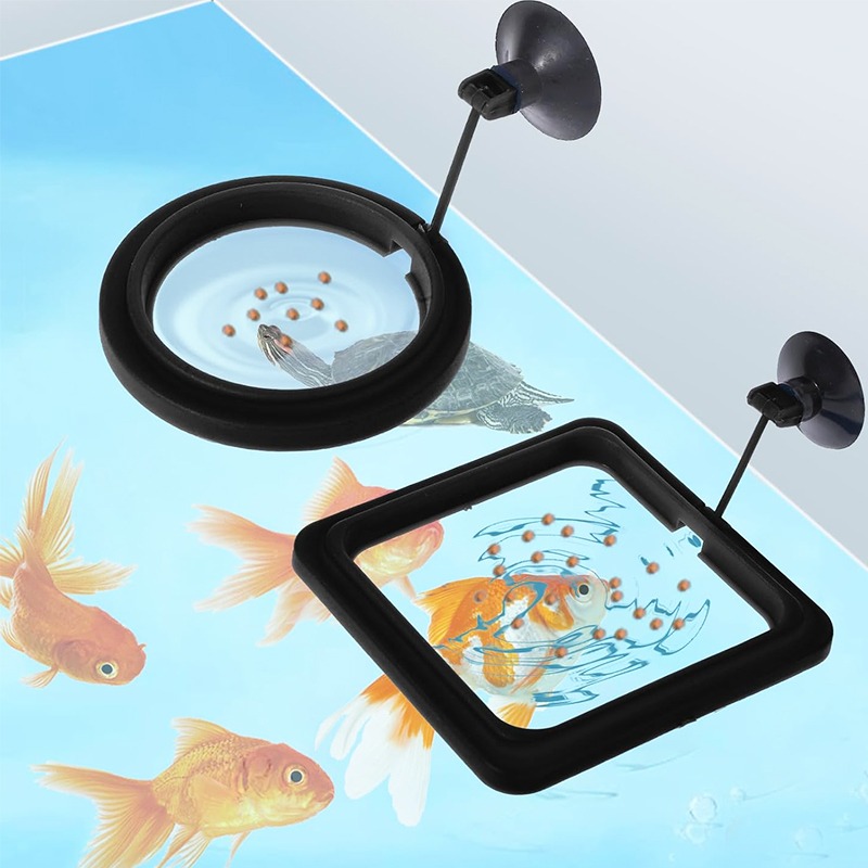 Aquarium Fish Auto Feeder - Кольцевая подставка для кормления аквариумных рыбок,