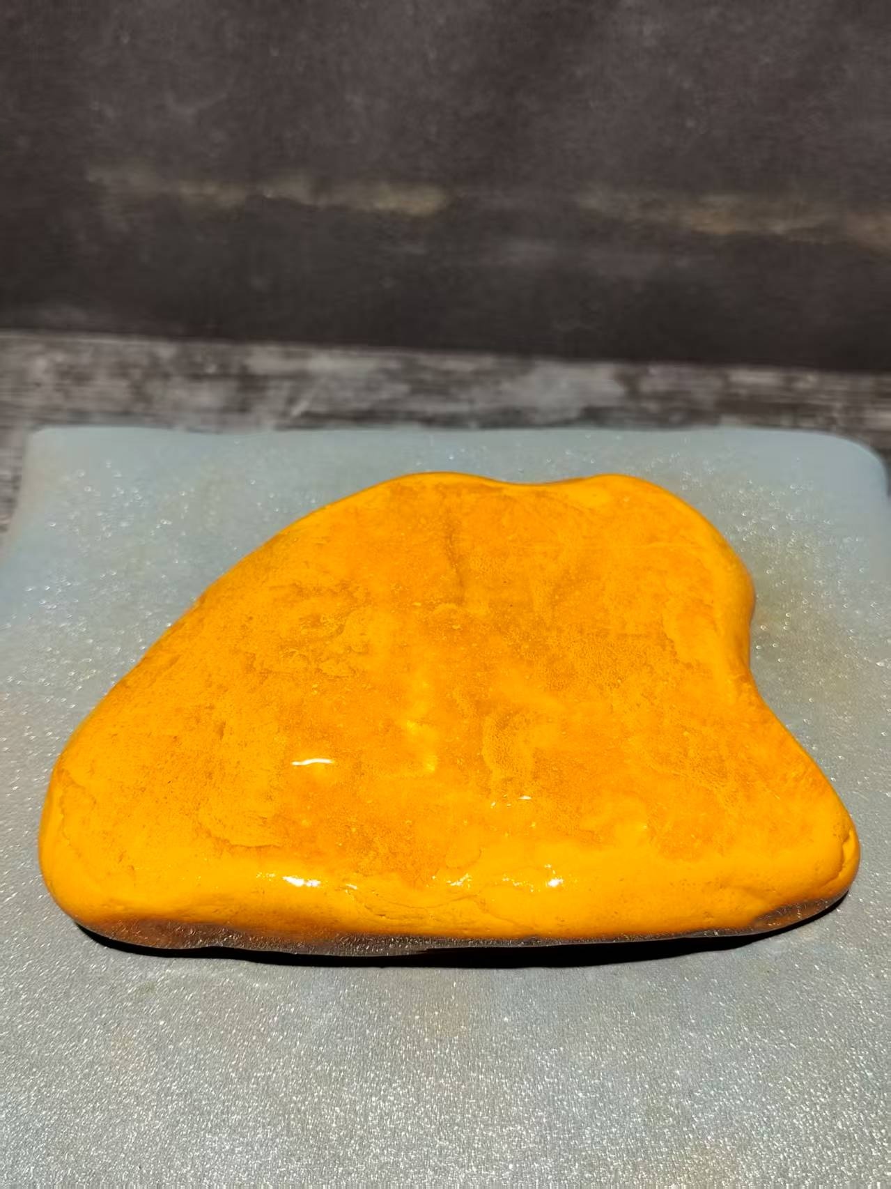 Aquarium Fish Yellow - Натуральный желтый восковой камень-платформа для черепах,