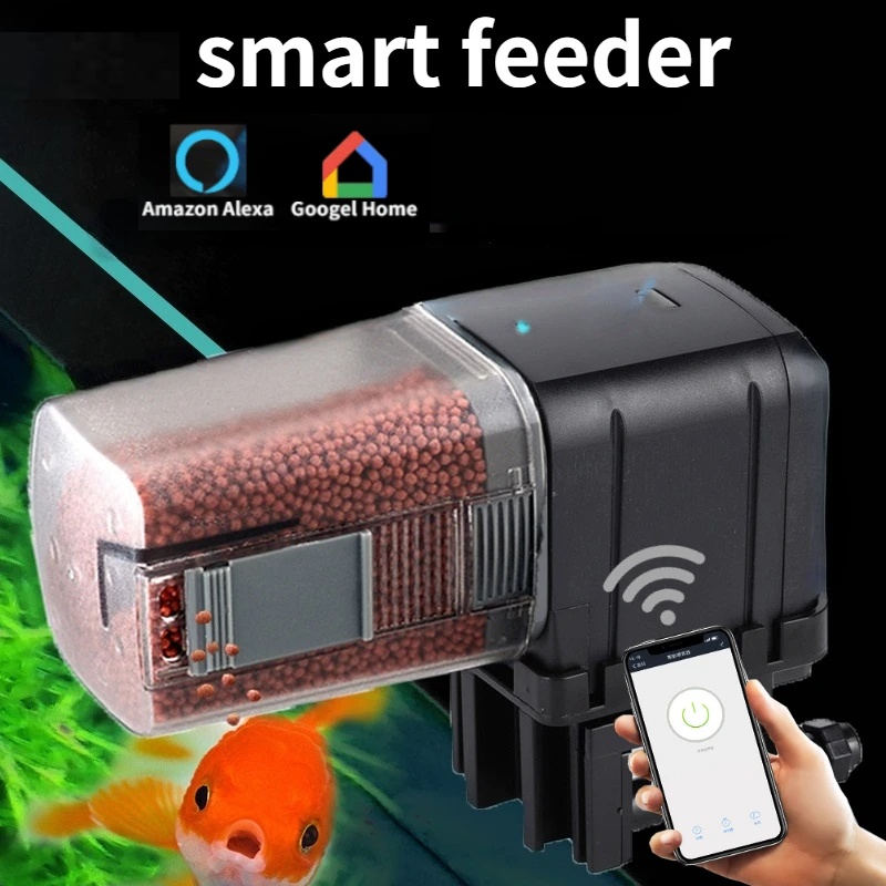 Aquarium Fish Auto Feeder - Кормушка для рыбы с Wi-Fi, автоматическая