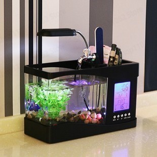 Мини-аквариум для рыбок, креат – обзор и цена Aquarium Fish Logo