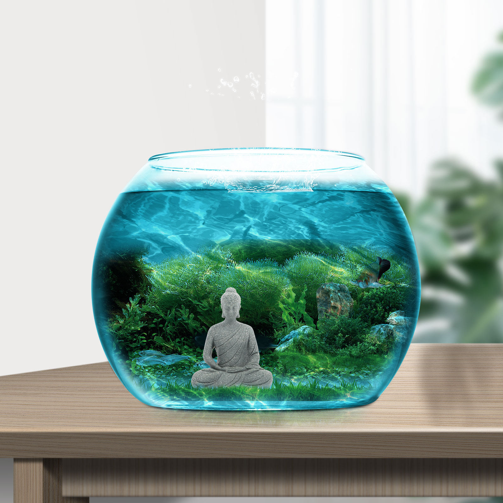 Миниатюрная статуэтка Будды из – обзор и цена Aquarium Fish Tank