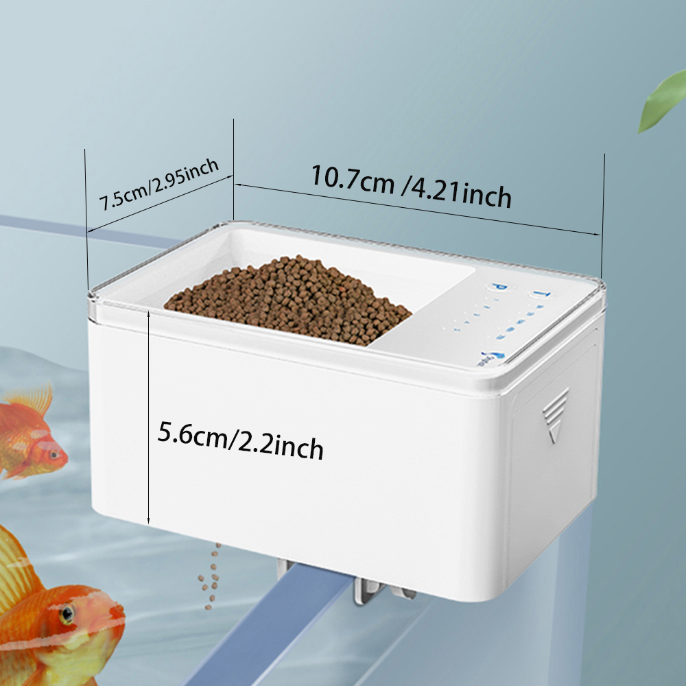 100 мл большая емкость кормушк – обзор и цена Aquarium Fish Auto Feeder
