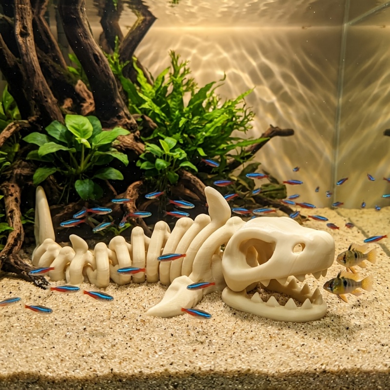 1 шт. 17 см 3D-украшение для а – обзор и цена Aquarium Fish Shark