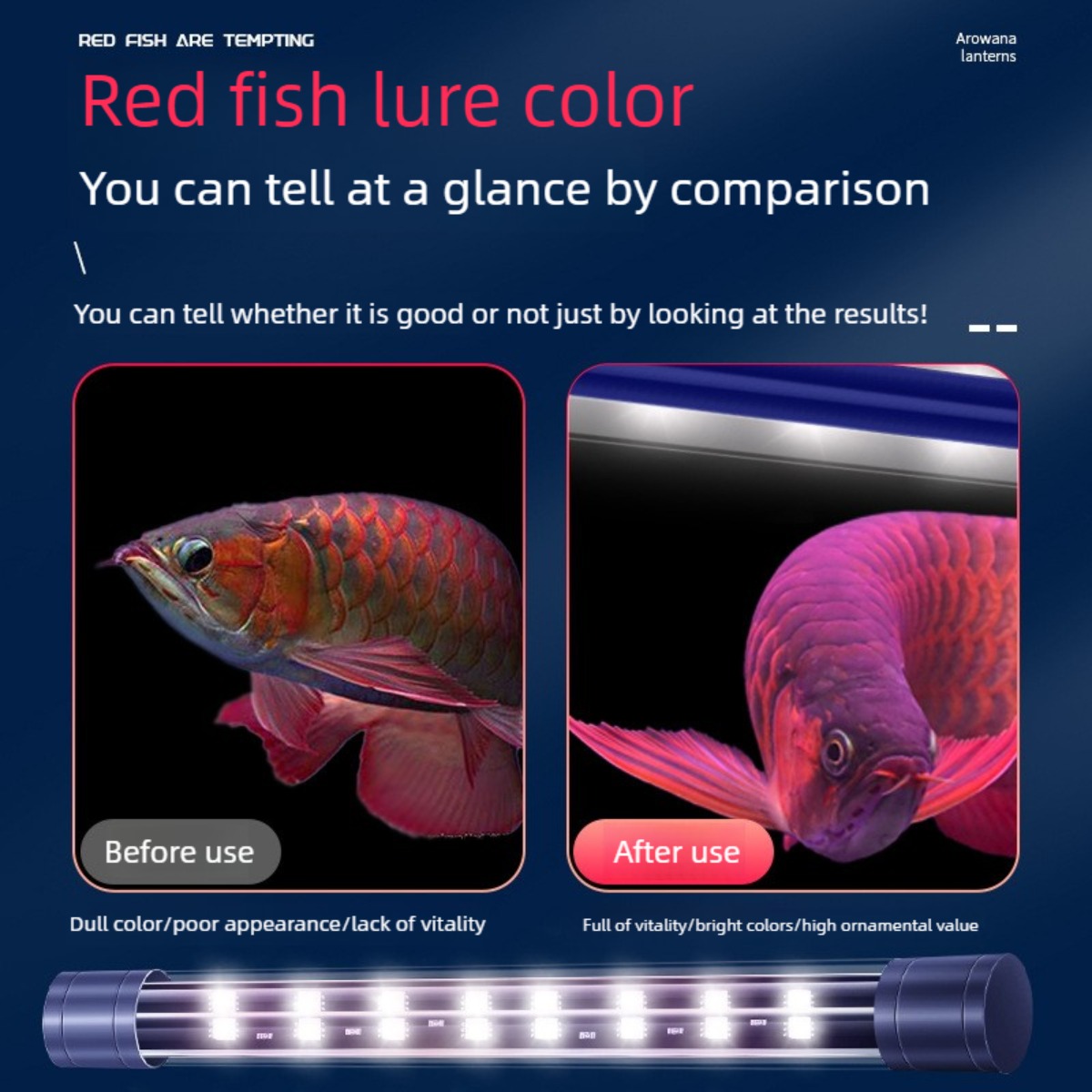 Светодиодный светильник для ак – обзор и цена Aquarium Fish Yellow