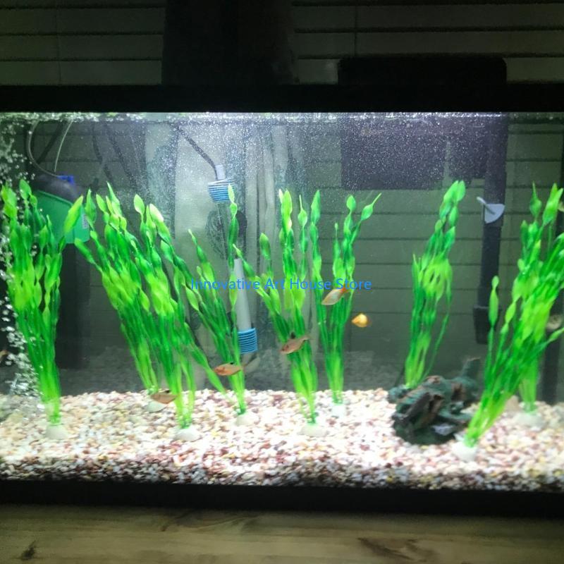 E1PC листья водных растений дл – обзор и цена Aquarium Fish Hiding Spot