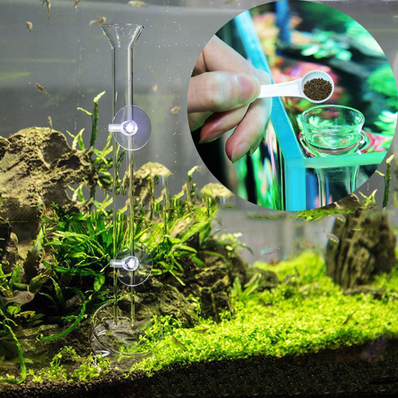 Аквариумная стеклянная кормушк – обзор и цена Aquarium Fish Auto Feeder