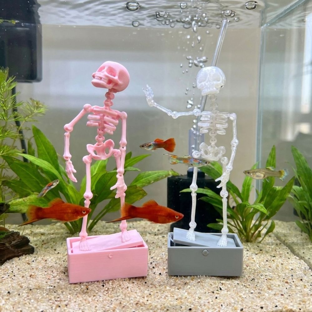3D-печатный танцующий скелет-а – обзор и цена Aquarium Fish Diseases