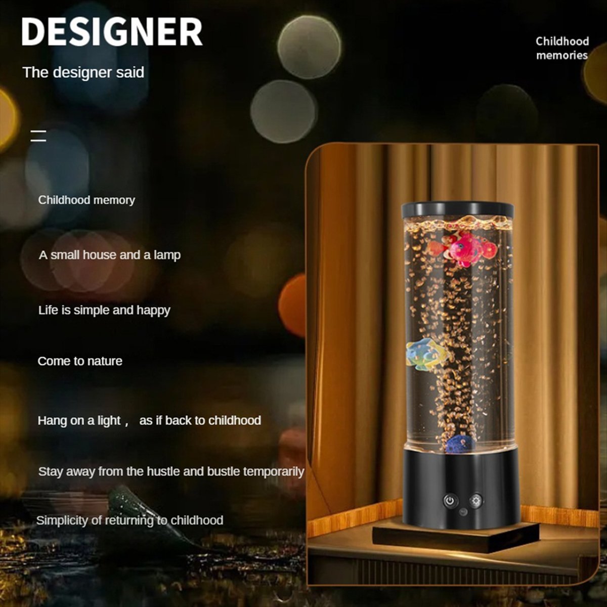 *A99Z Мини RGB пузырьковая лам – обзор и цена Aquarium Fish Colour