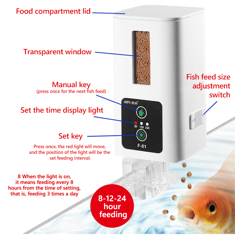 Автоматическая кормушка для ак – обзор и цена Aquarium Fish Auto Feeder