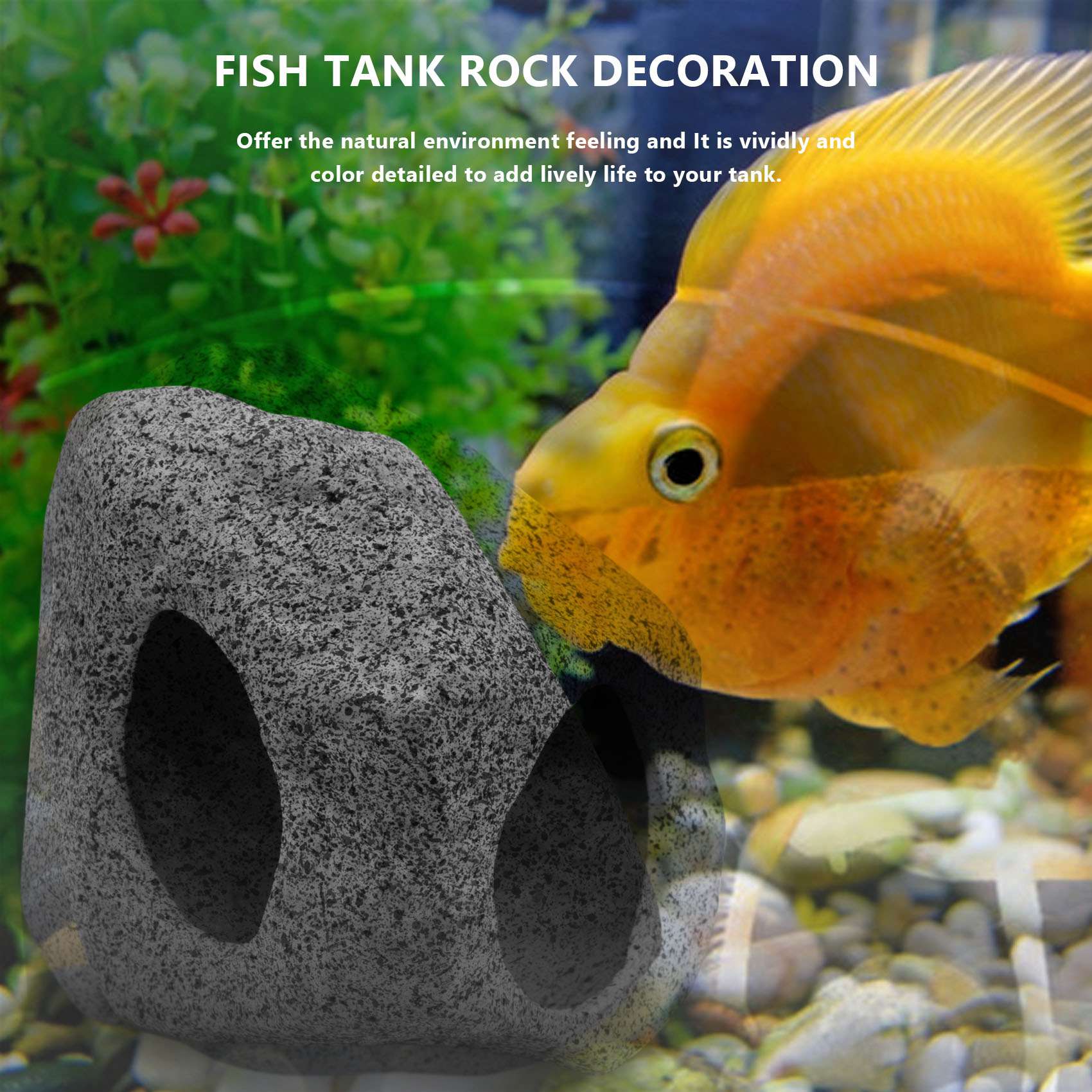 Декорация для аквариума A74E-C – обзор и цена Aquarium Fish Cave
